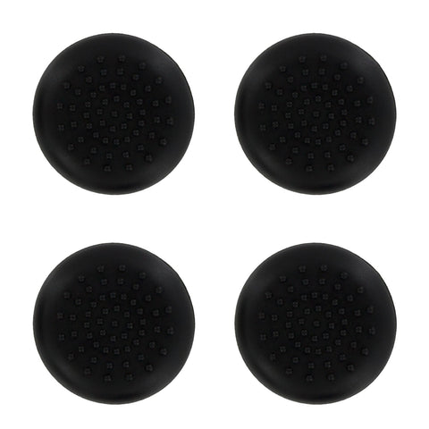 TPU analogue thumb grip stick concave covers caps for Xbox 360 - 4 pack black | ZedLabz - 1