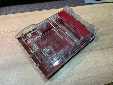 Transparent top shell for Nintendo Famicom NES console - Clear | Retro Game Restore - 2