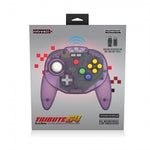 Tribute 64 2.4Ghz wireless N64 mini controller for N64, Switch, PC, Mac and Other USB Devices V2 - Atomic purple | Retro - Bit - 15