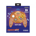 Tribute 64 2.4Ghz wireless N64 mini controller for N64, Switch, PC, Mac and Other USB Devices V2 - Clear orange Hawk editon | Retro - Bit - 13