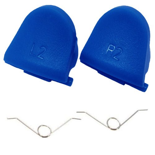 Trigger Button & Spring Set For Sony PS4 Controllers - Blue | ZedLabz - 1