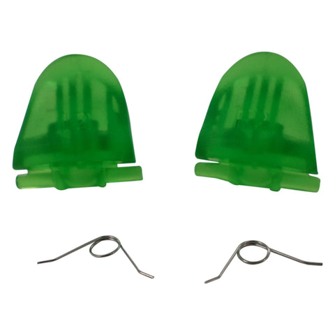 Trigger Button & Spring Set For Sony PS4 Controllers - Clear Green | ZedLabz - 1