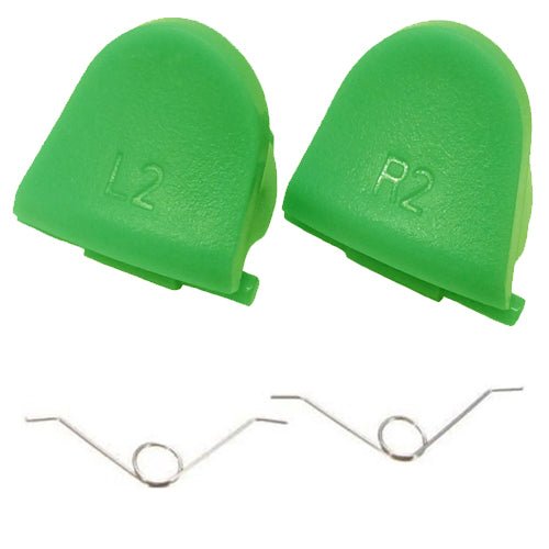 Trigger Button & Spring Set For Sony PS4 Controllers - Green | ZedLabz - 1