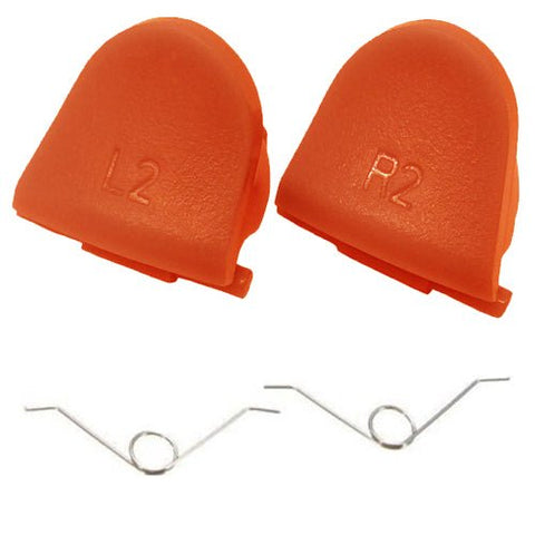 Trigger Button & Spring Set For Sony PS4 Controllers - Orange | ZedLabz - 1