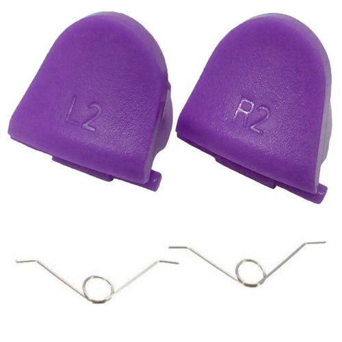 Trigger Button & Spring Set For Sony PS4 Controllers - Purple | ZedLabz - 1