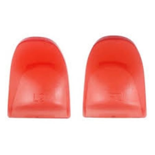 Trigger extenders for PS4 Sony PlayStation 4 controller trigger L2 R2 replacement - Clear Red | ZedLabz - 1