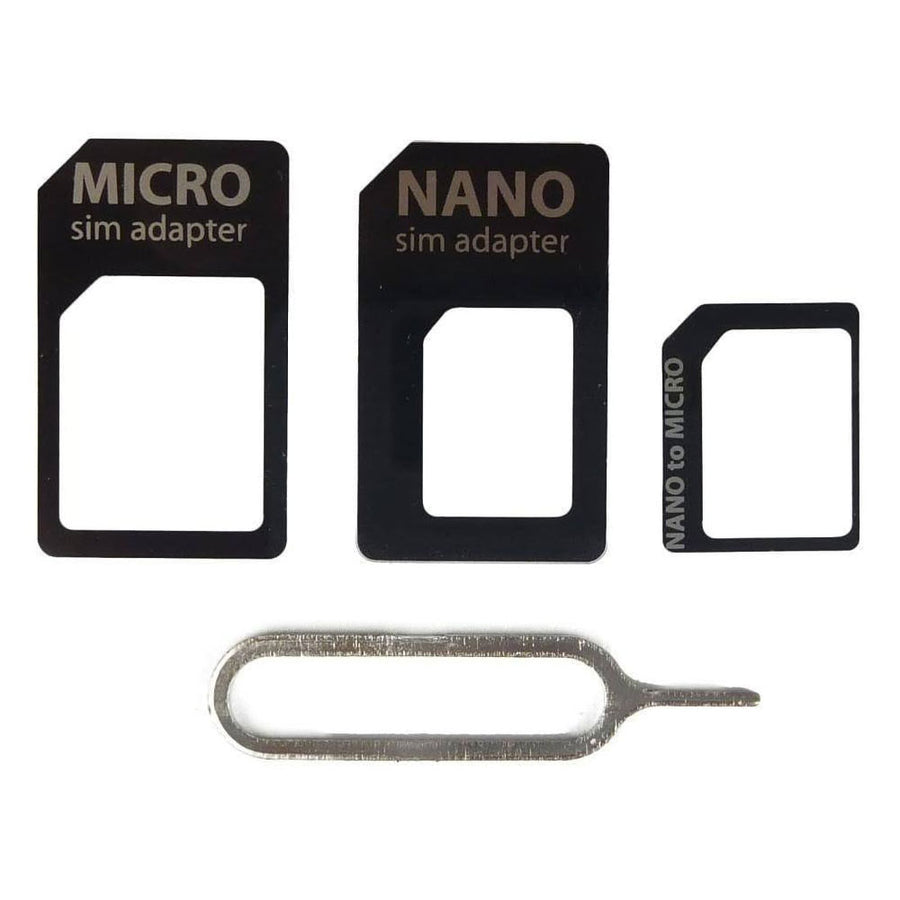 sim card adapter kit Nano sim cart to Micro Standard converter ejector pin set | ZedLabz