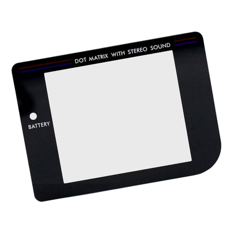 Glass lens screen for Nintendo Game Boy DMG-01 Q5 V4 IPS LCD screen modded console - Black | Hispeedido