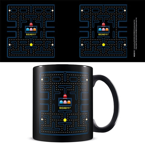 Pac-Man Maze official mug 11oz/315ml - Black | Pyramid