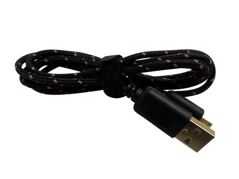 USB cable for PS Vita Micro 1.2M lead KeKe - Black & Pink | ZedLabz - 1