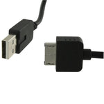 USB cable for Sony PS Vita 1000 handheld console 1M data sync and charge lead - black | ZedLabz - 4