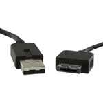 USB cable for Sony PS Vita 1000 handheld console 1M data sync and charge lead - black | ZedLabz - 3