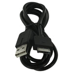 USB cable for Sony PS Vita 1000 handheld console 1M data sync and charge lead - black | ZedLabz - 5