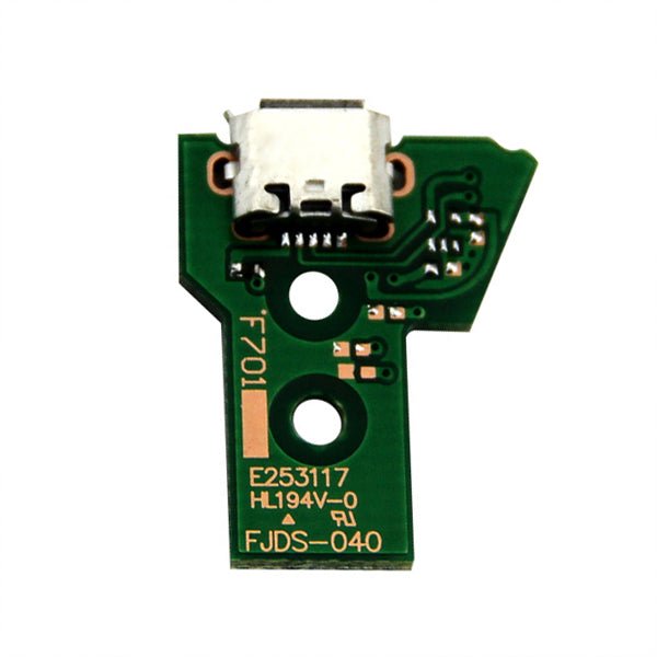 USB charging port for PS4 Pro / Slim controller 12 Pin socket PCB board JDS - 040 internal replacement | ZedLabz - 1