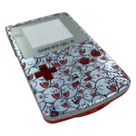 UV Printed shell for Nintendo Game Boy Color custom Boo inspired design - UV printed front & clear red back housing | Jamesyplays - 2