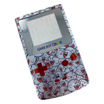 UV Printed shell for Nintendo Game Boy Color custom Boo inspired design - UV printed front & clear red back housing | Jamesyplays - 1