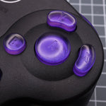 Hand cast custom resin buttons set for Nintendo GameCube - Grape candy [NGC] | Lab Fifteen Co