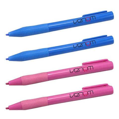 Venom Large Stylus Pen - 4 Pack Pink & Blue | ZedLabz - 2