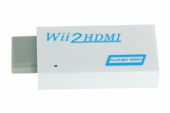 Wii to HDMI Converter for Nintendo Wii console 1080p HD 3.5mm audio replacement - white | ZedLabz - 1