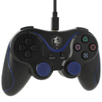 Wired Controller For Sony PS3 With Extra Long 3M Cable - Black & Blue | ZedLabz - 3