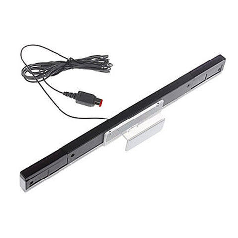 Wired sensor bar for Nintendo Wii, Wii Mini & Wii U inc stand infrared LED - silver | ZedLabz - 2