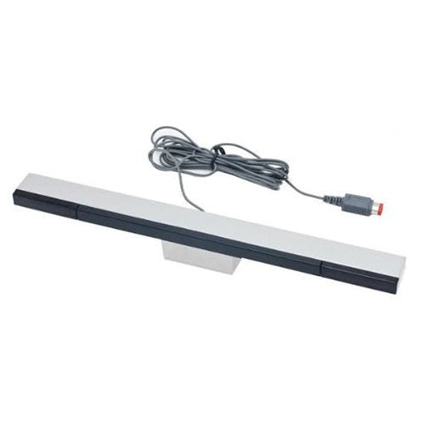 Wired sensor bar for Nintendo Wii, Wii remote & motion plus infrared ray LED compatible with clear stand - REFURB | ZedLabz - 1