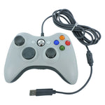 Wired USB Controller for Xbox 360 Slim Compatible Joypad replacement - White | ZedLabz - 1