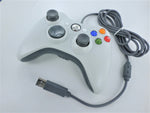 Wired USB Controller for Xbox 360 Slim Compatible Joypad replacement - White | ZedLabz - 3