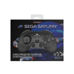 Wireless 2.4G pro controller for Sega Saturn, PC, & Mac officially licensed - Black | Retro - Bit - 17