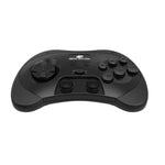 Wireless 2.4G pro controller for Sega Saturn, PC, & Mac officially licensed - Black | Retro - Bit - 7