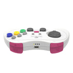 Wireless 2.4G pro controller for Sega Saturn, PC, & Mac officially licensed - White | Retro - Bit - 5