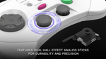 Wireless 2.4G pro controller for Sega Saturn, PC, & Mac officially licensed - White | Retro - Bit - 14