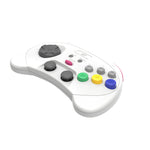 Wireless 2.4G pro controller for Sega Saturn, PC, & Mac officially licensed - White | Retro - Bit - 4