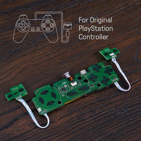 Wireless upgrade mod kit for original Sony PlayStation One PS1 controller | 8Bitdo - 1