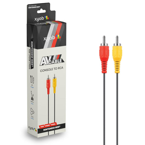 AV composite cable for Nintendo NES audio video RCA lead 1.8m (6ft) | XYAB