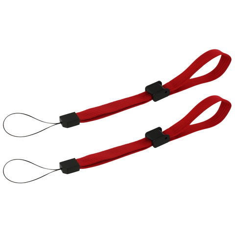 Wrist strap for Wii DS 3DS PSP Vita Camera Mobile Phone adjustable - 2 pack Red | ZedLabz - 2