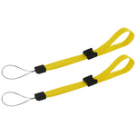 Wrist strap for Wii DS 3DS PSP Vita Camera Mobile Phone adjustment - 2 pack Yellow | ZedLabz - 3