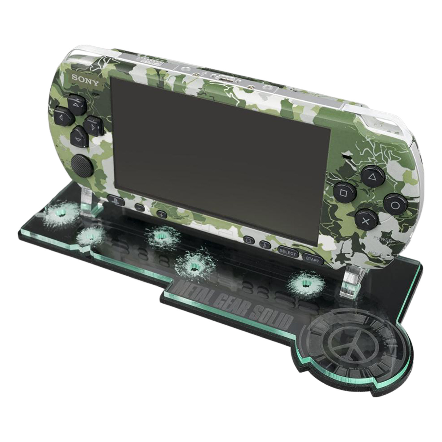 Display stand for Sony PSP 3000 console - Metal Gear Solid Big Boss edition  MGS| Rose Colored Gaming