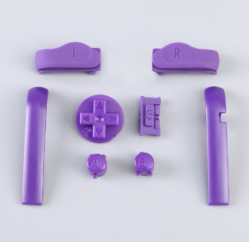 Button set for Nintendo Game Boy Advance handheld console complete set - Purple | Funnyplaying