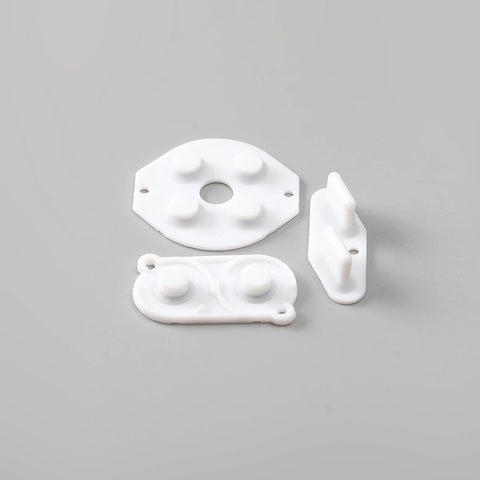 Conductive silicone button contacts rubber membrane pad set For Nintendo Game Boy Original DMG-01 - White | Funnyplaying