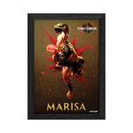 Street Fighter 6 Marisa Plax lenticular frame 3D wall art officially licensed 10"x12" inch (23x30cm) | Pixel Frames