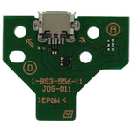 ZedLabz 12 pin V2 micro USB charging socket ic board for Sony PS4 controllers JDS - 011 - 2