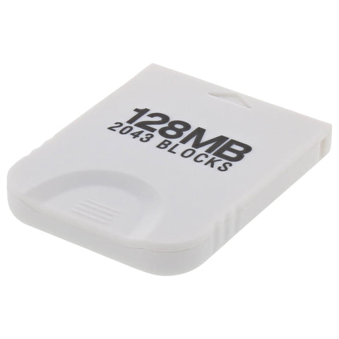 ZedLabz 128MB memory card for Nintendo GameCube GC & Wii 2043 block - white - 1