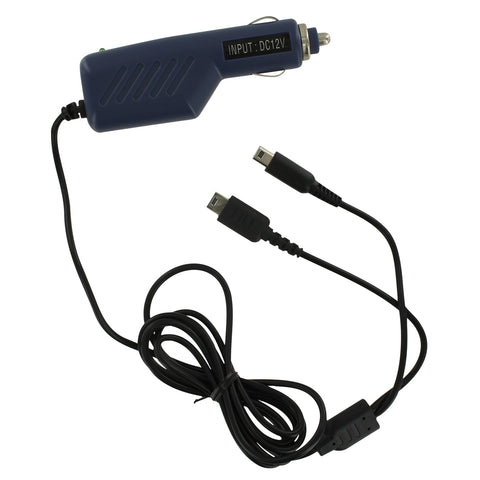 ZedLabz 12v car charger adaper for Nintendo DS Lite, DSi, 2DS & 3DS - Navy - 1