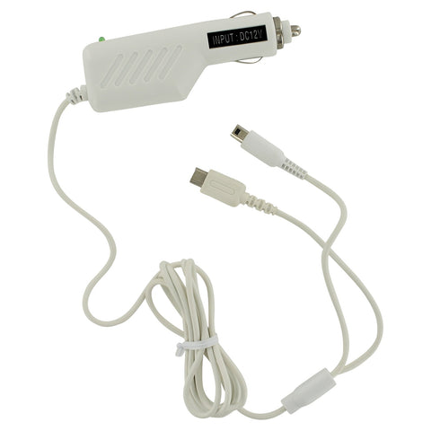 ZedLabz 12v car charger adaper for Nintendo DS Lite, DSi, 2DS & 3DS - White - 1