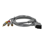 ZedLabz 1.8M composite AV to RCA cable for Nintendo Wii, Wii Mini & Wii U 6FT wire - 1