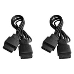 ZedLabz 1.8M extension cable lead for Sega Saturn controllers 6FT wire - 2 pack - 1