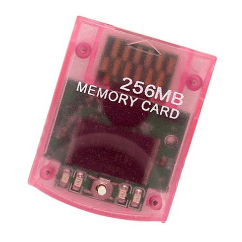 ZedLabz 256MB memory card for Nintendo GameCube GC & Wii 4086 block - pink - 2