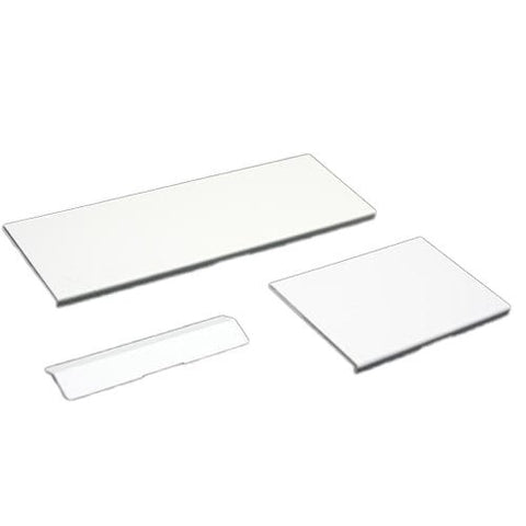 ZedLabz 3 in 1 replacement door cover flap set for Nintendo Wii console repair parts - White - 1