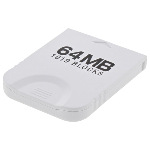 ZedLabz 64MB memory card for Nintendo GameCube GC & Wii 1019 block - white - 1